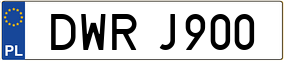 Truck License Plate